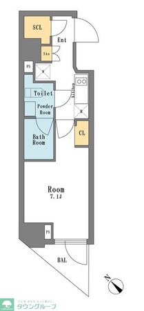 グランカーサ東中野の物件間取画像